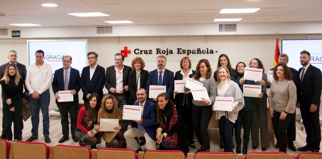 Entrega reconocimientos Cruz Roja