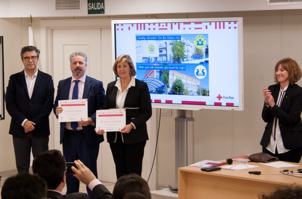 El colegio Alkor, premiado por Cruz Roja por su Responsabilidad Social Corporativa